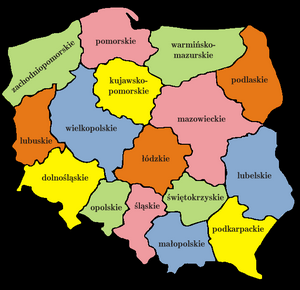 Podział map